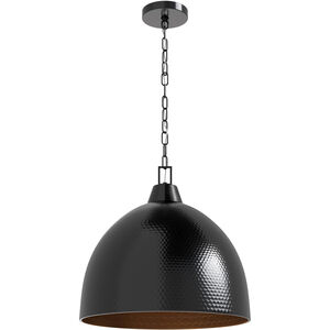 Arrco 3 Light 18 inch Black Stainless Steel Pendant Ceiling Light